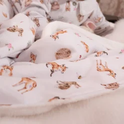 Wrendale Designs 'Little Forest' Woodland Animals Baby Blanket- Children