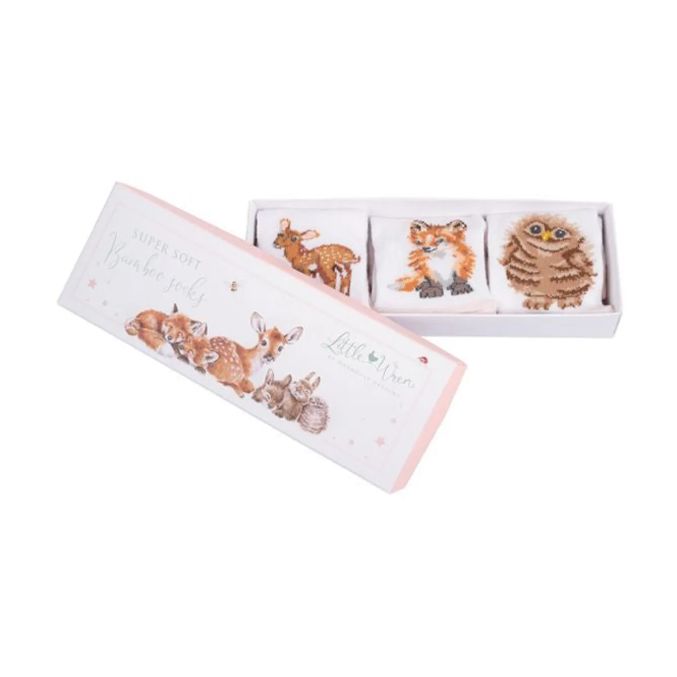 Wrendale Designs 'Little Forest' Woodland Animals Baby Socks Set- Children