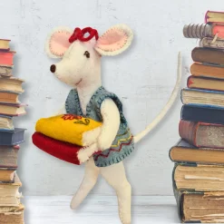 Corinne Lapierre Little Mouse the Librarian Felt Craft Mini Kit- Crafts|Children