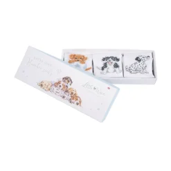 Wrendale Designs 'Little Paws' Dog Baby Socks Set- Children