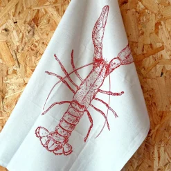 Lottie Day Lobster Tea Towel- Tea|Tea Towels