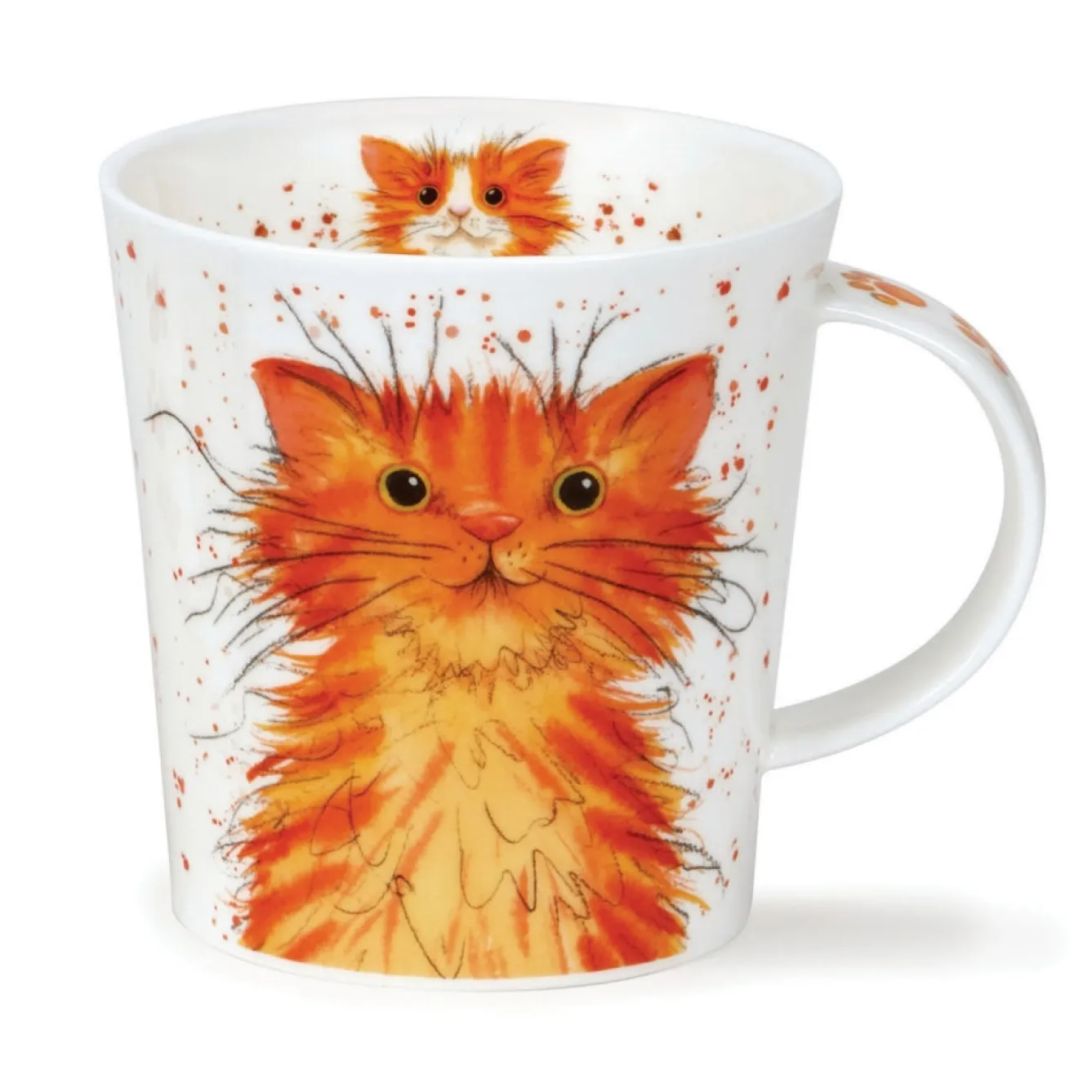 Dunoon Lomond Catter Splatter Mug- Tea|Animals