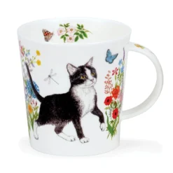 Dunoon Lomond Floral Cats Mug- Tea|Animals