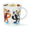 Dunoon Lomond Groovy Cats Mug- Whimsical|Bright Colors