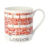 Mclaggan Smith London Bus Bone China Mug- Royal|Tea