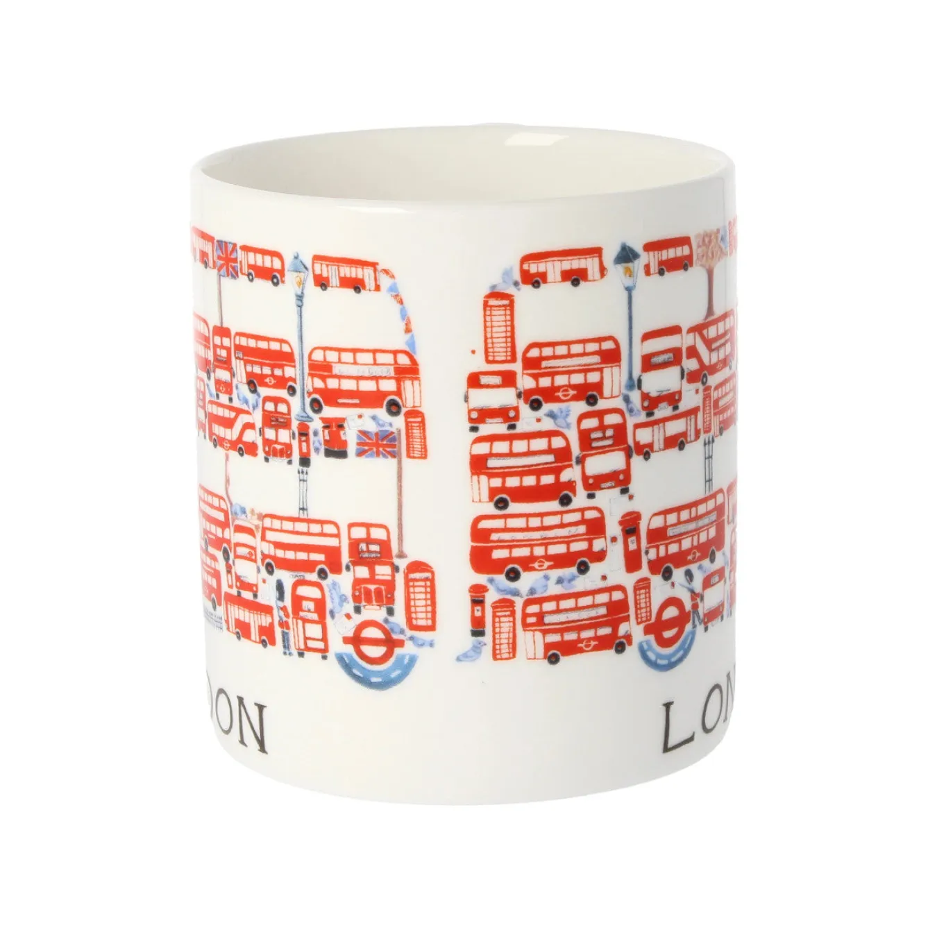 Mclaggan Smith London Bus Bone China Mug- Royal|Tea