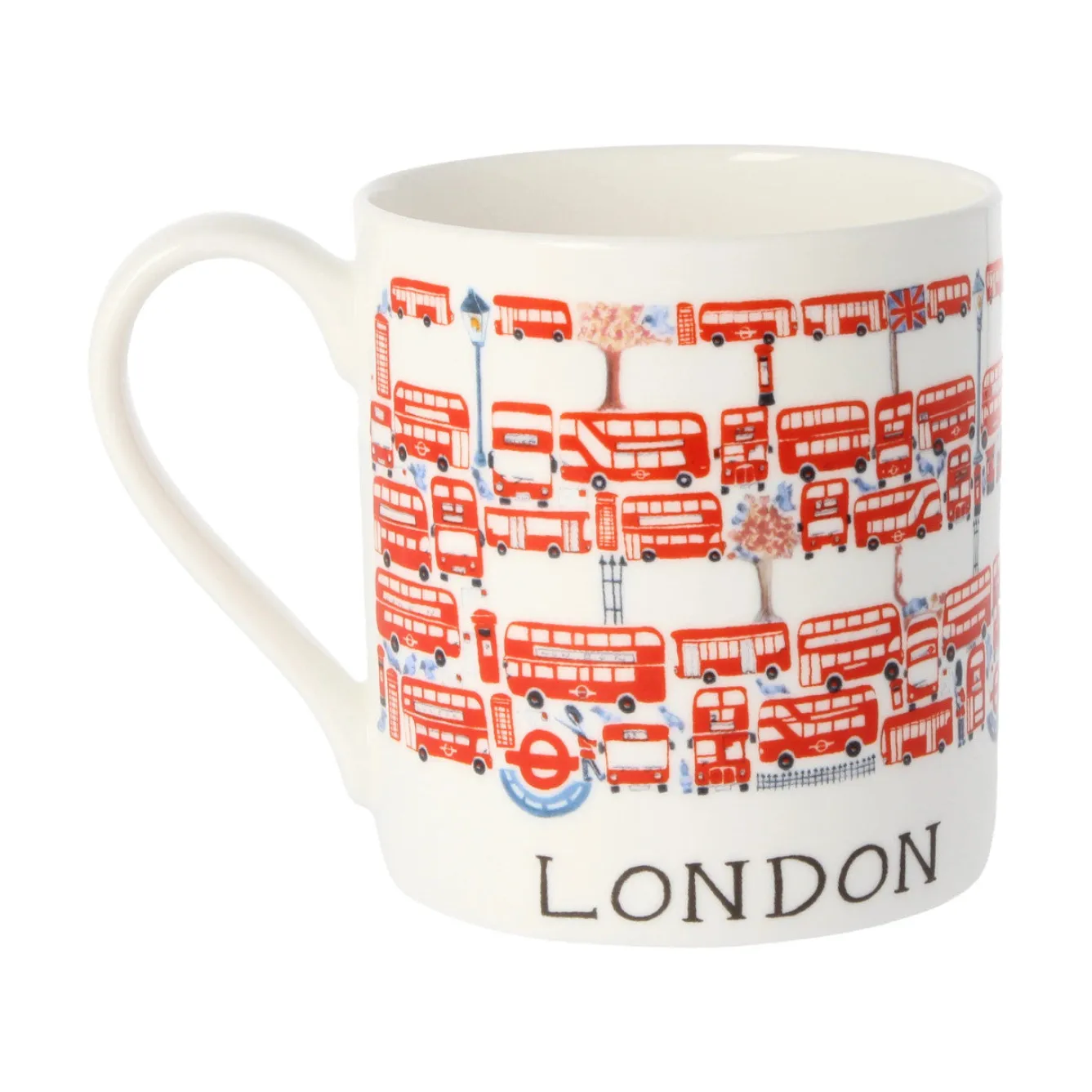 Mclaggan Smith London Bus Bone China Mug- Royal|Tea