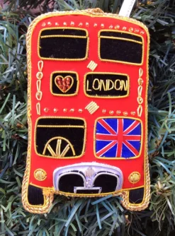 Tinker Tailor London Bus (Front)  Decoration by London- Christmas Decorations|Seasonal Decor
