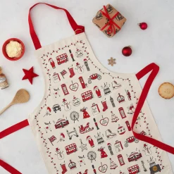 Victoria Eggs London Christmas Children's Apron- Aprons