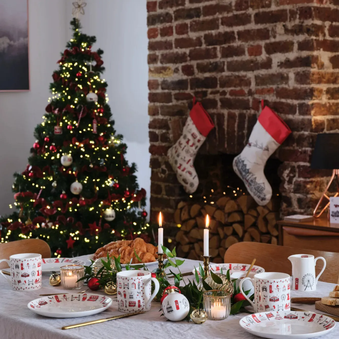 Victoria Eggs London Christmas Stocking- Christmas