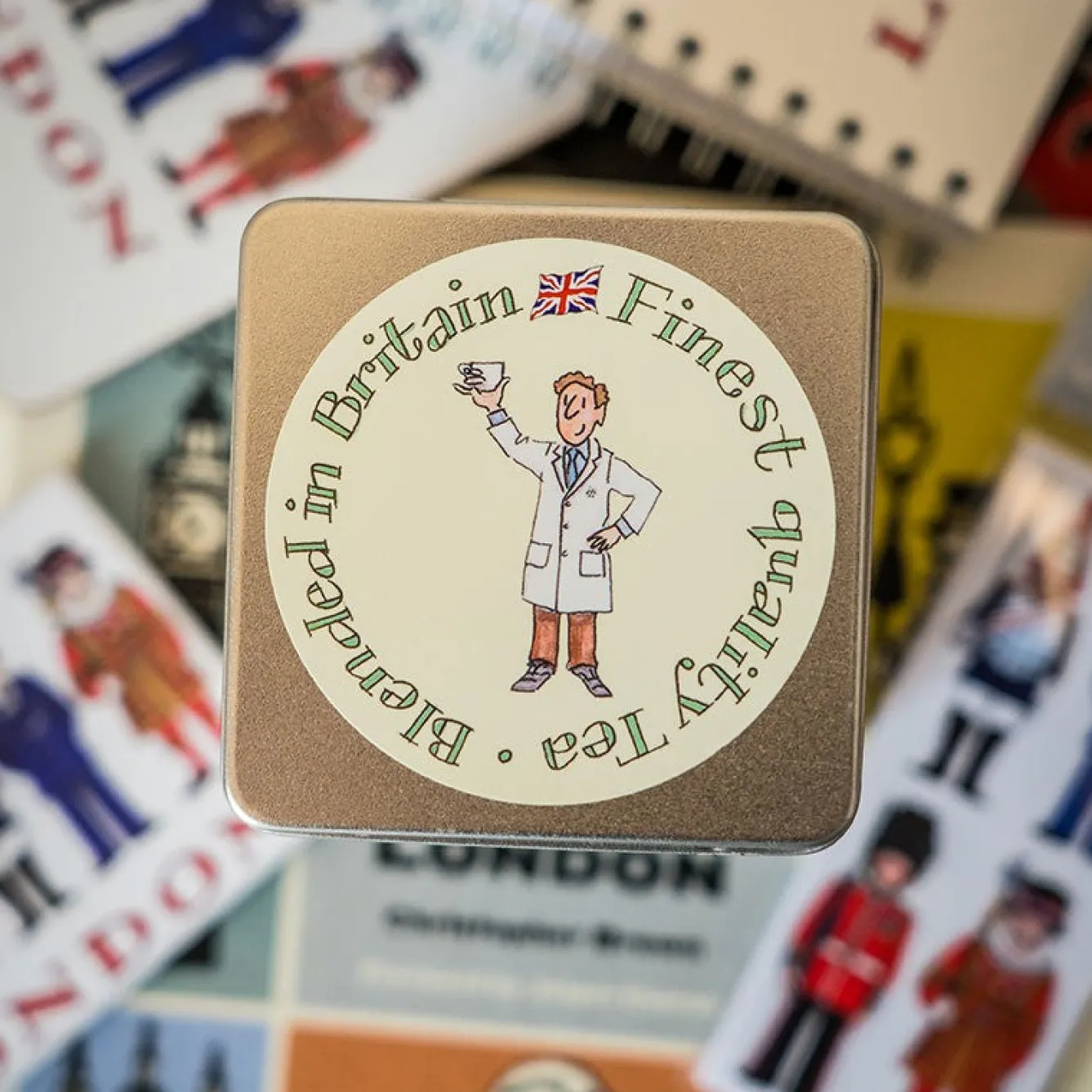 Alison Gardiner London FiguresTea Bags with Caddy- Tea