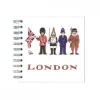 Alison Gardiner London Figures Wire Bound Mini Notebook- Stationery