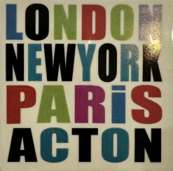 Moorland Pottery London, New York, Paris, Acton Coaster by- Tea|Coasters