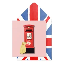 Tache Cards London Postbox Card- Greeting Cards