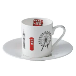 Victoria Eggs London Skyline Espresso Set- Great Britain