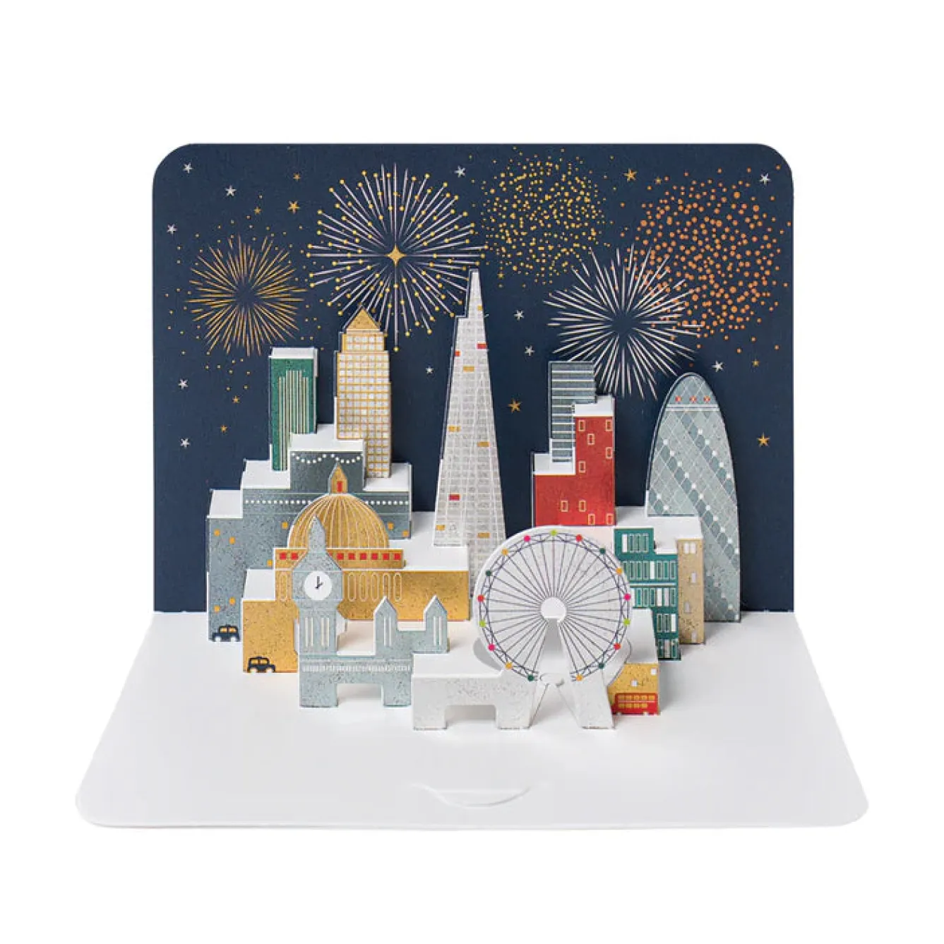 The Art File London Skyline Pop Out Greeting Card- Greeting Cards