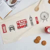 Victoria Eggs London Skyline Tea Towel- Tea|Tea Towels