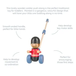 Orange Tree Toys London Soldier Push Along (Boxed)- Children