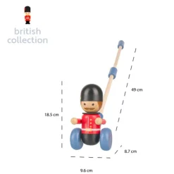 Orange Tree Toys London Soldier Push Along (Boxed)- Children