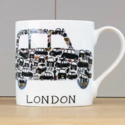Mclaggan Smith London Taxi Bone China Mug- Royal|Tea