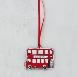 Victoria Eggs London Wooden Decorations- Christmas Decorations|Seasonal Decor