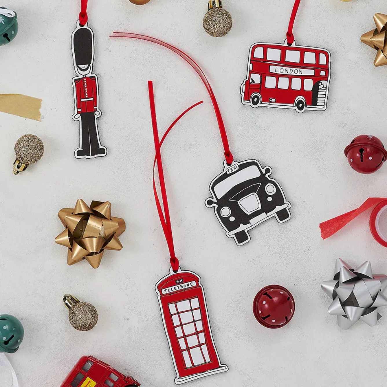 Victoria Eggs London Wooden Decorations- Christmas Decorations|Seasonal Decor
