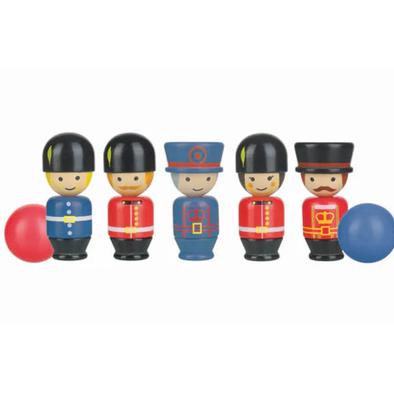 Orange Tree Toys London Wooden Skittles Toy- Puzzles|Children
