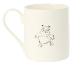 Mclaggan Smith Long-Eared Owl Bone China Mug- Whimsical