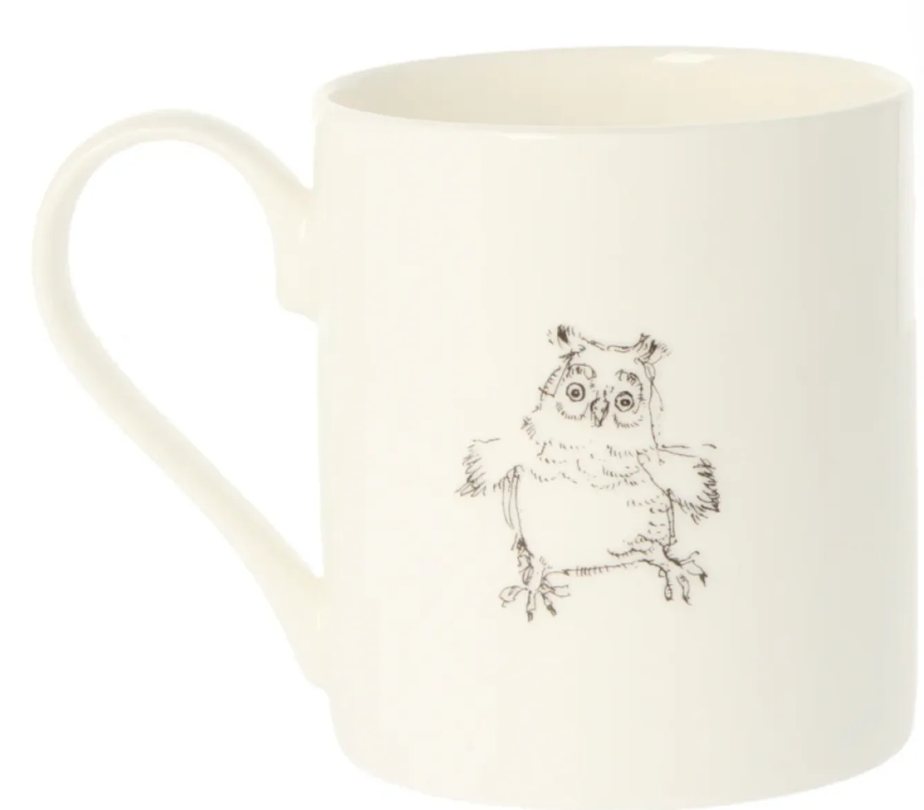 Mclaggan Smith Long-Eared Owl Bone China Mug- Whimsical