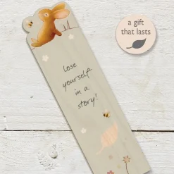 Ginger Betty Lose Yourself Rabbit Wooden Book Mark- Books