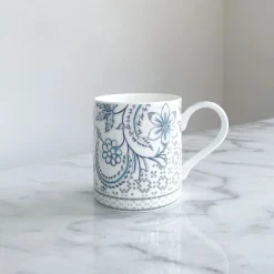 Alex Allday Lotus Fusion Fine Bone China Mug- Tea|Blues