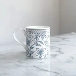 Alex Allday Lotus Fusion Fine Bone China Mug- Tea|Blues