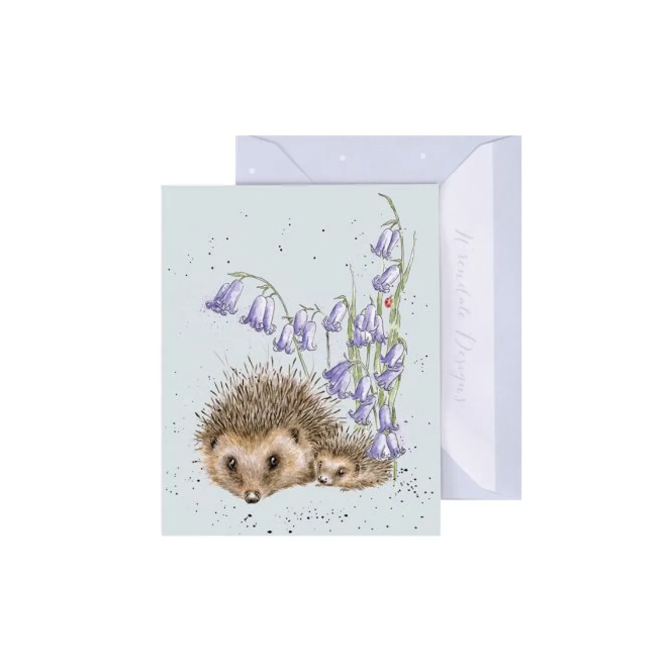 Wrendale Designs 'Love and Hedgehugs' Hedgehog Gift Enclosure Card- Greeting Cards