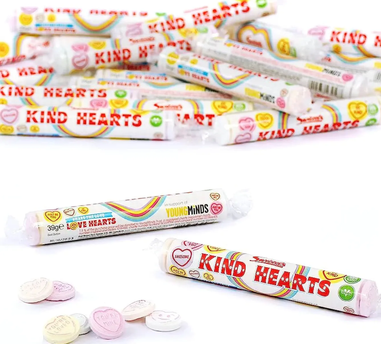Tea & Biscuits Love Hearts Sweets- Valentine's Day|Holiday Treats