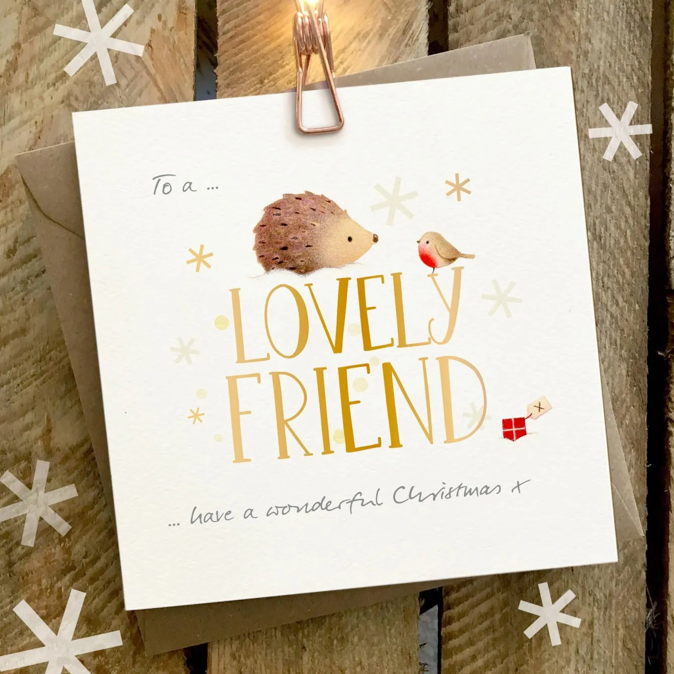 Ginger Betty Lovely Friend Christmas Card- Christmas Cards|Greeting Cards