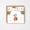 West Country Designs 'Lovely Gran' Strawberry & Bird Birthday Card- Greeting Cards