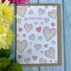 Jen Winnett Love You Eco-Card- Valentine's Day|Greeting Cards