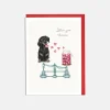 Lottie Murphy 'Love You Tonnes' Dachshund Valentine's Card- Valentine's Day