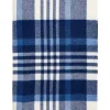 Bronte Moon Lulworth Harbor Blue Merino Lambswool Throw- Pillows & Throws