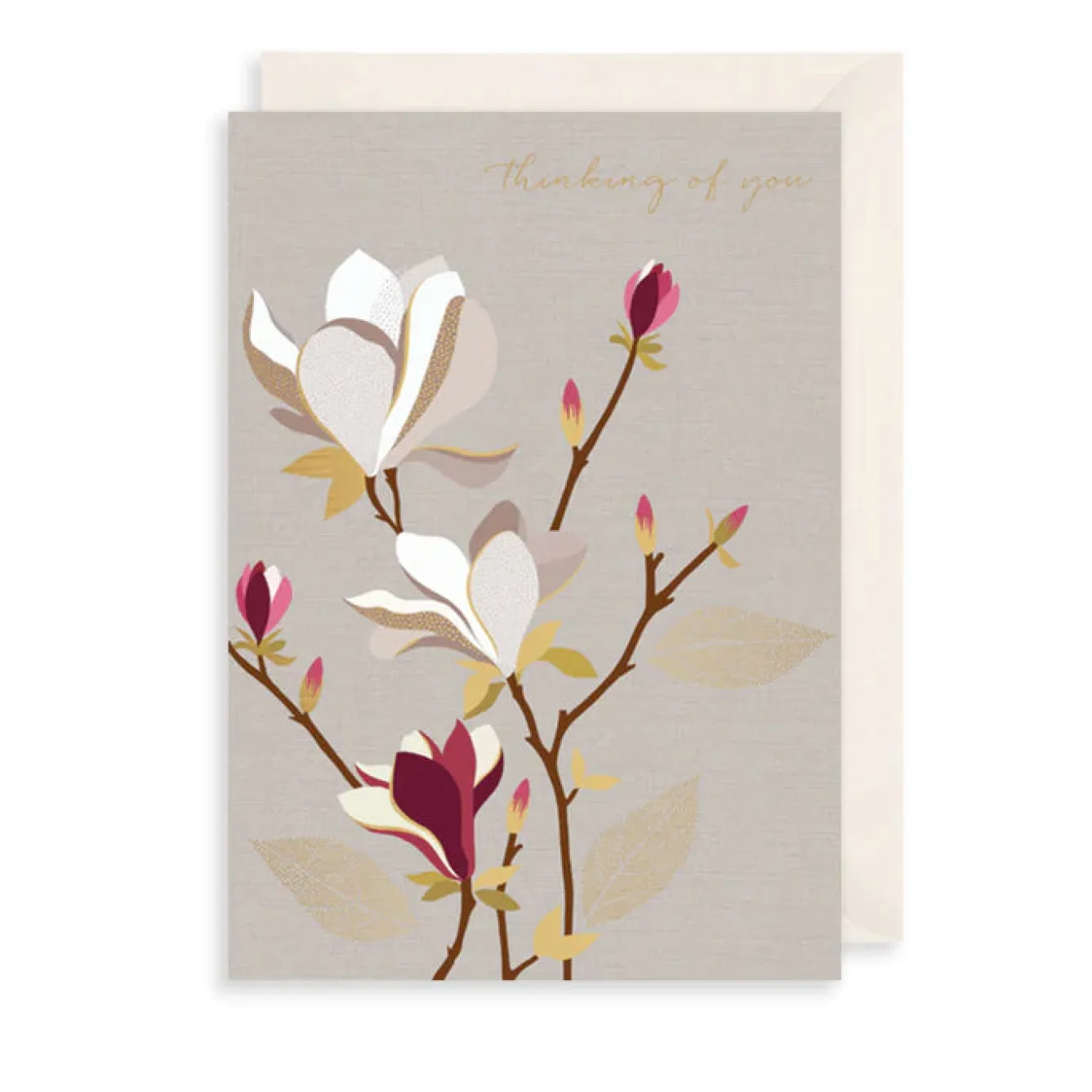 The Art File Magnolia Thinking of You Greeting Card- Greeting Cards