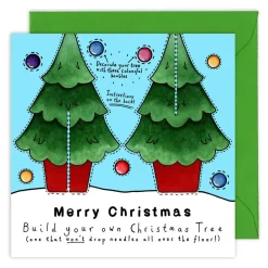 Yeti Make Your Own Christmas Tree Card- Christmas|Greeting Cards