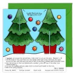 Yeti Make Your Own Christmas Tree Card- Christmas|Greeting Cards