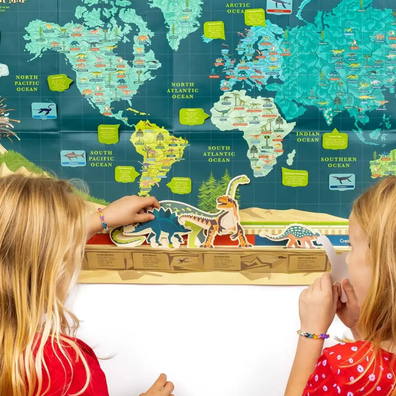 Clockwork Soldier Make Your Own Dinosaur Timeline & World Map by- Novelty|Crafts