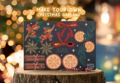 Dapple & Dot Make Your Own Wooden Spiced Orange Christmas Garland- Christmas