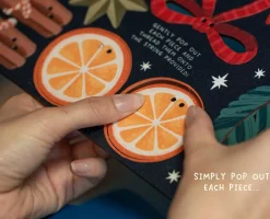 Dapple & Dot Make Your Own Wooden Spiced Orange Christmas Garland- Christmas