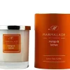 Marmalade of London Mango & Lychee Glass Candle- Home Fragrance