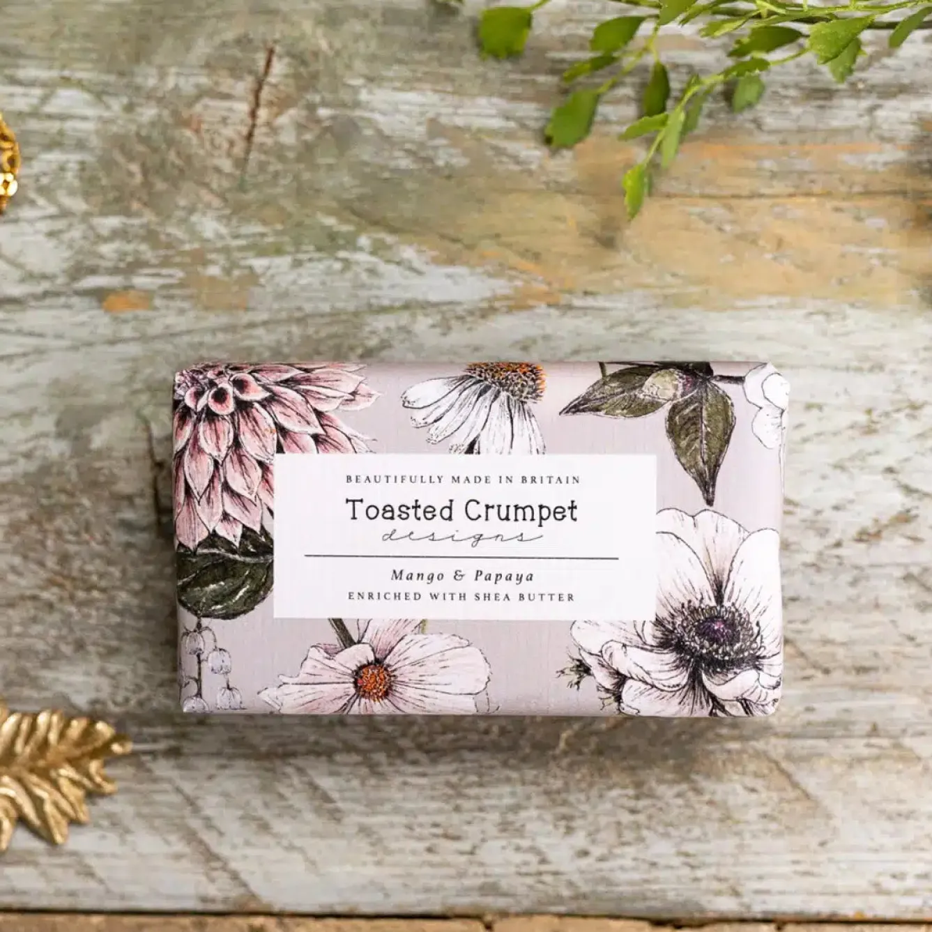 Toasted Crumpet Mango & Papaya Soap- Soaps & Lotions