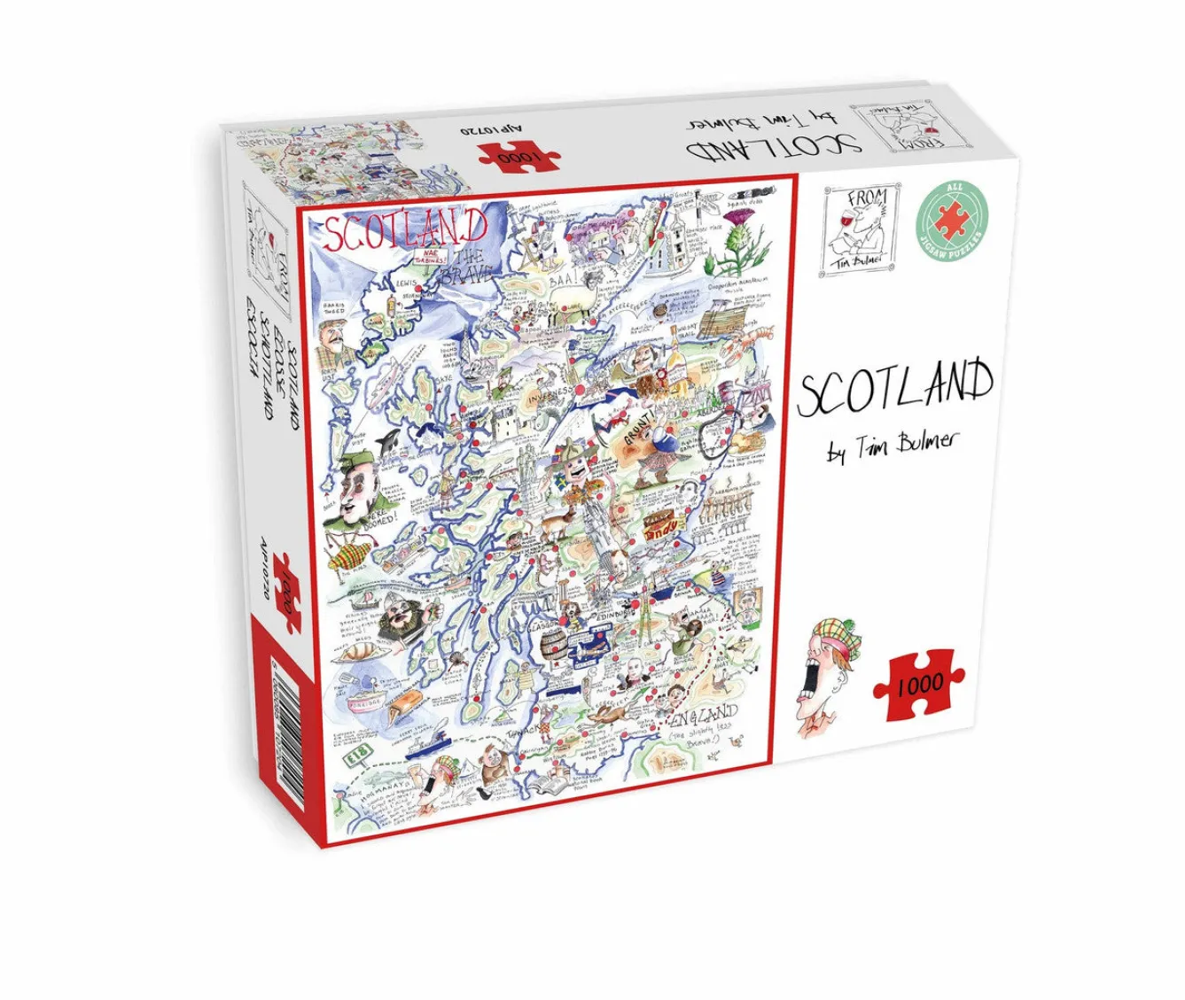 All Jigsaw Puzzles Map of Scotland 1000 Piece Jigsaw Puzzle- Puzzles|Children