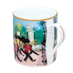 Halcyon Days Marching Down The Mall Bone China Mug- Royal|Royal Family