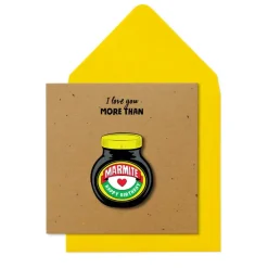 Tache Cards Marmite I Love You More Card- Greeting Cards